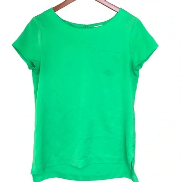 J.Crew Green Blouse Sz XS - Picture 1 of 3